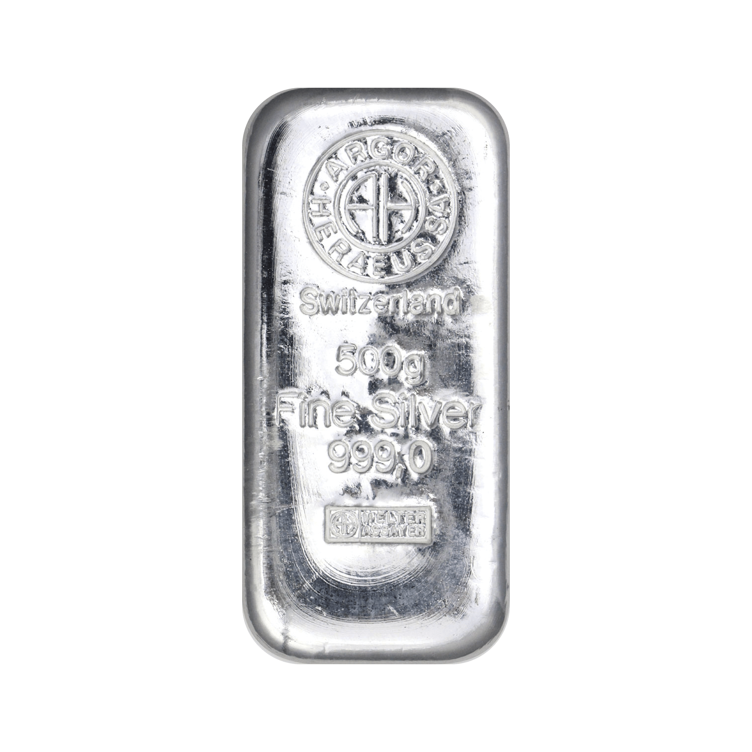 Srebrna poluga 500g | Argor Heraeus