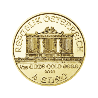 Wiener Philharmoniker 1/25 Unze 4 Euro