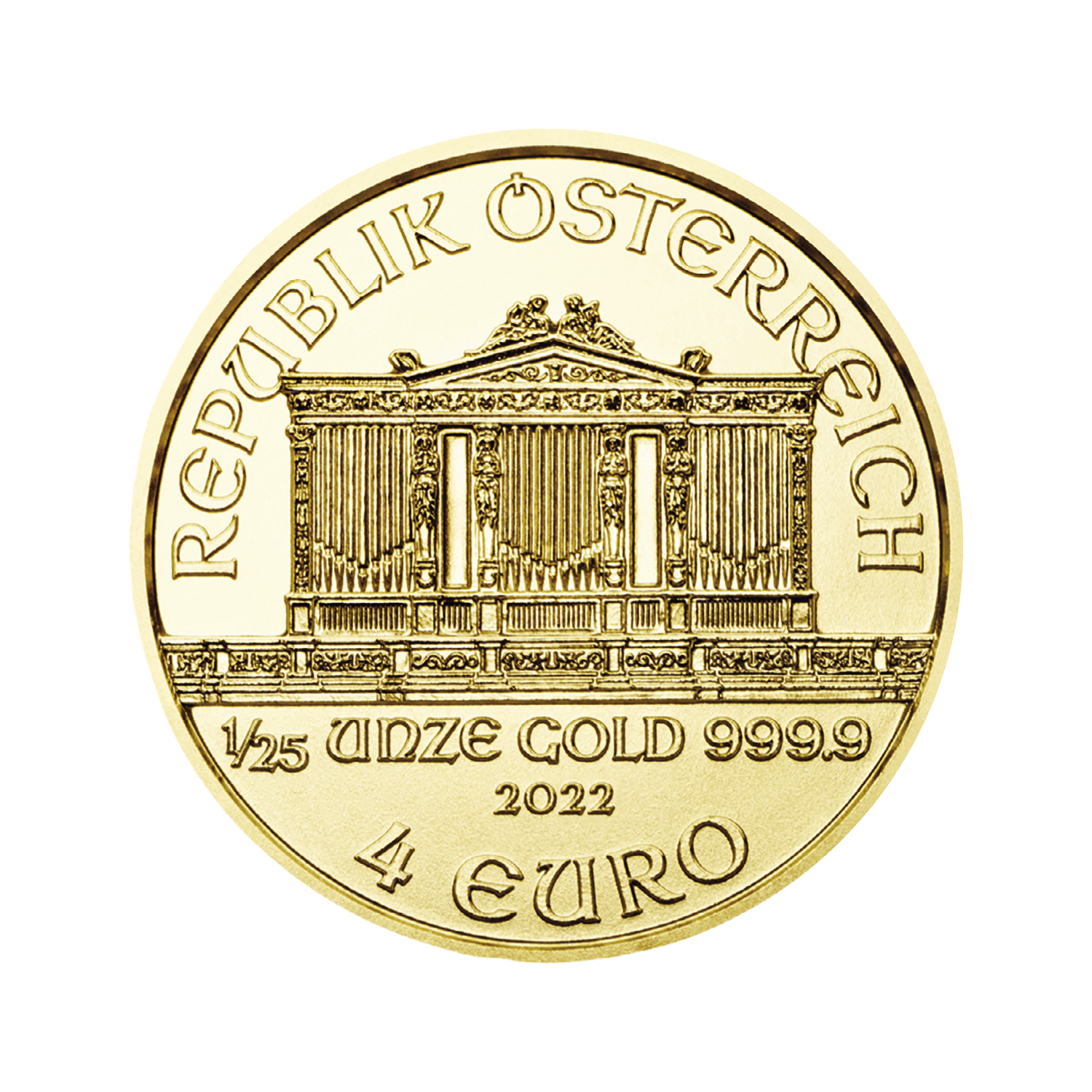 Wiener Philharmoniker 1/25 Unze 4 Euro