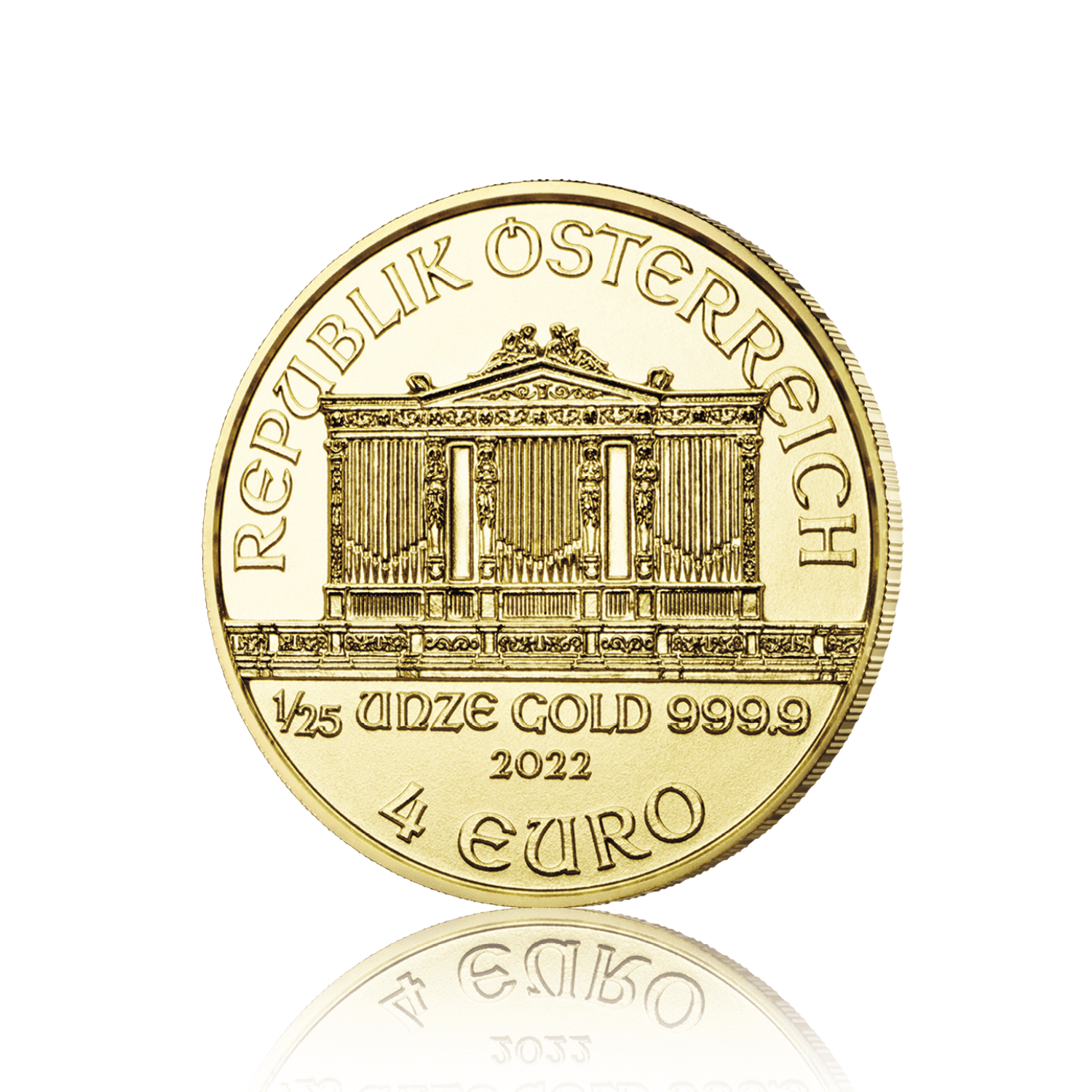 Wiener Philharmoniker 1/25 Unze 4 Euro